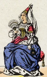 Portrait of Mary of Anjou, Queen of France (1404-1463)