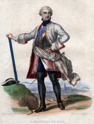 Portrait of Maurice de Saxe, Marshal General of France