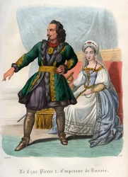 Portrait of Peter the Great, Russian tsar