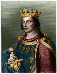 Portrait of Philip III of France, called Philippe le Hardi (1245-1285) (dynasty of the Capetians).- in 