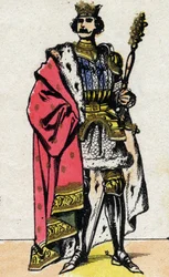 Portrait of Philippe VI of Valois (1294 - 1350), King of France.