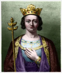 Portrait of Philippe V the Long (1294 - 1322), King of France