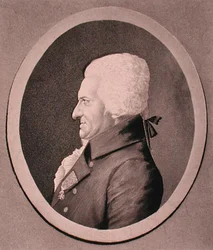 Portrait of Pierre-Alexandre Monsigny (1729-1817) engraved by Edme Quenedey (1756-1830)