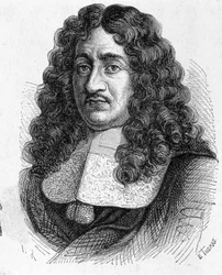 Portrait of Pierre Paul de Riquet (1604 - 1680), French engineer who built the canal du midi - in Album of Science; illustrious scientists; Great discoveries 1896