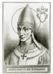 Portrait of Pope Siricius, c.1835