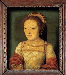 Portrait of Renee of France, Duchess of Ferrara