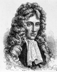 Portrait of Robert Boyle (1627 - 1691), Irish Physicist and Chemist - in Album of Science; Illustrious Scientists; Great Discoveries 1896