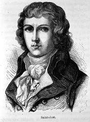 Portrait of Saint-Just (1767 - 1794) - in 