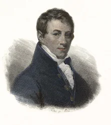 Portrait of Sir Humphry Davy (1778-1829), English chemist and physicist. In 