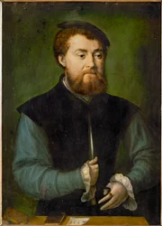 Portrait of a Man with Beard and Beret