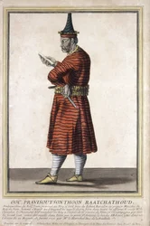 Portrait of one of the Siamese ambassadors to Louis XIV, 1685