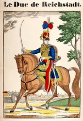 Portrait of the Duke of Reichstadt, Napoleon II, son of Emperor Napoleon I (1769-1821). Picture of Epinal