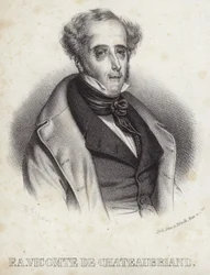 Portrait of Vicomte de Chateaubriand