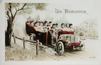 Postcard depicting 