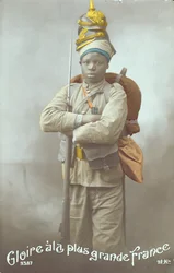 Postcard Depicting a Senegalese Soldier, 1915