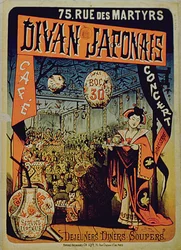 Poster advertising Divan Japonais, Paris