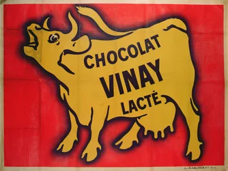 Poster advertising Vinay chocolate