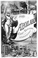 Poster Advertising the Electricity Fairy and the Various Uses of Electricity, late 19th century