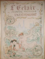 Poster design for the newspaper 