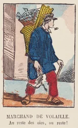 Poultry merchant. To the rest of the geese, to the rest!, around 1819