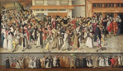 Procession of the Holy League on the Ile de la Cite