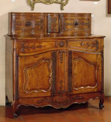 Provencal style glazed sideboard or dresser, Arles