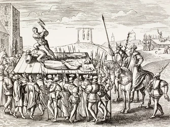 Punishments decreed by King Henry VIII against English Catholics, from 
