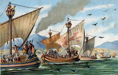 Reconquering East Sicily over Arabs: Roger de Hauteville conquers Puglia and Calabria and destroys the Saracen fleet in Palermo