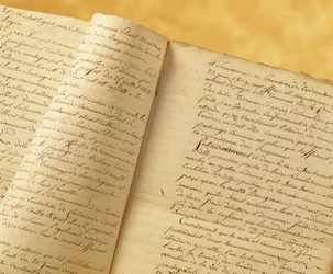 Register of a French city. 18th century