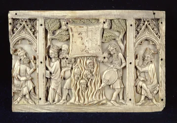 Relief depicting Scenes from the Life of St. Catherine of Alexandria
