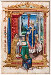 René du Bellay in Prayer before Saint Nicholas