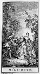 Representation of a scene from the play 