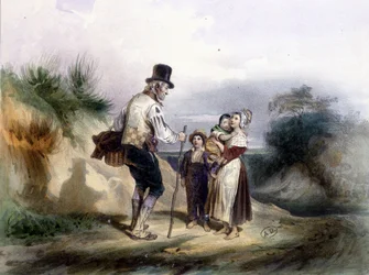 Reproduction of a painting by Grenier