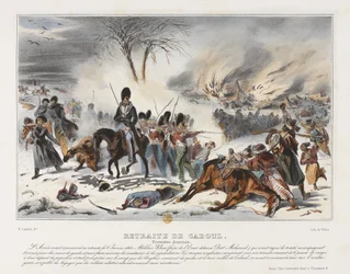 Retreat from Kabul on 6th January 1842