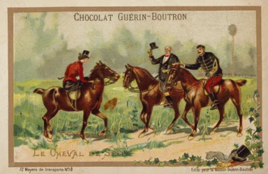 Riding horses