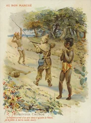 Robinson Crusoe with Friday