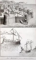 Roman Machinery for Naval Warfare, from the 