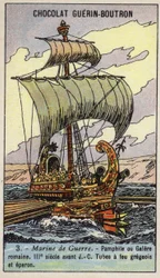 Roman galley, 3rd Century BC