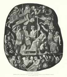 Roman Onyx Cameo Depicting the Apotheosis of the Emperor Augustus