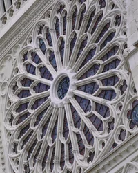 Rose window from the west facade