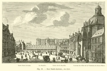 Saint-Antoine Street, in 1650