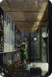 Basement of the Bank of France in Paris