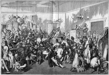 Sale of art objects at the Hotel des Vente de Paris