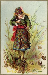 Scottish Girl Shooting Birds