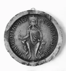 Seal of Louis VII (1120-80) 1175