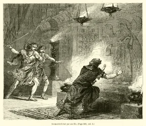 Sennacherib killed by his sons