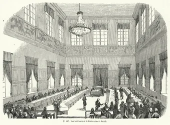 Session of Tagsatzung, the Swiss Federal Diet, in Zurich