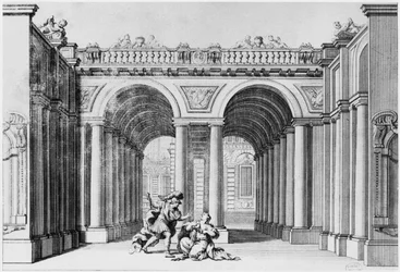 Set design for an unidentified play
