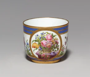 Sevres Beau Bleu Sugar Bowl