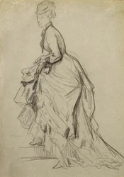 Showing an Ankle, c.1880